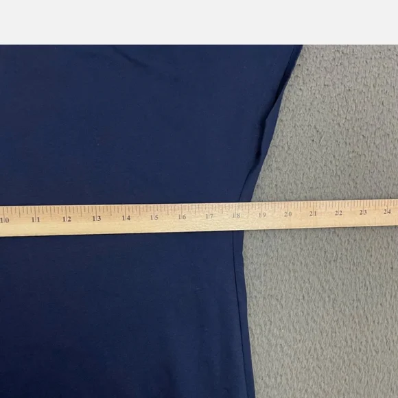 Uniqlo Blue Mercerized French Sleeves Dress - Picture 7 of 7